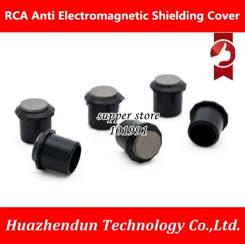 

High Quality RCA Shielded Cover Black Rhodium MWA-RC Magnetic Wave Absorbers Protective CAP