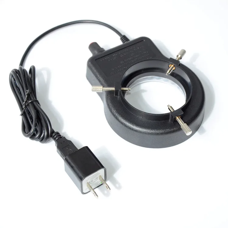 Đen Col Sáng Đèn 52 Vòng LED Ánh Sáng Với USB Cho Ngành Công Nghiệp Stereo Kính Hiển Vi Bộ Camera Kính Phóng Đại