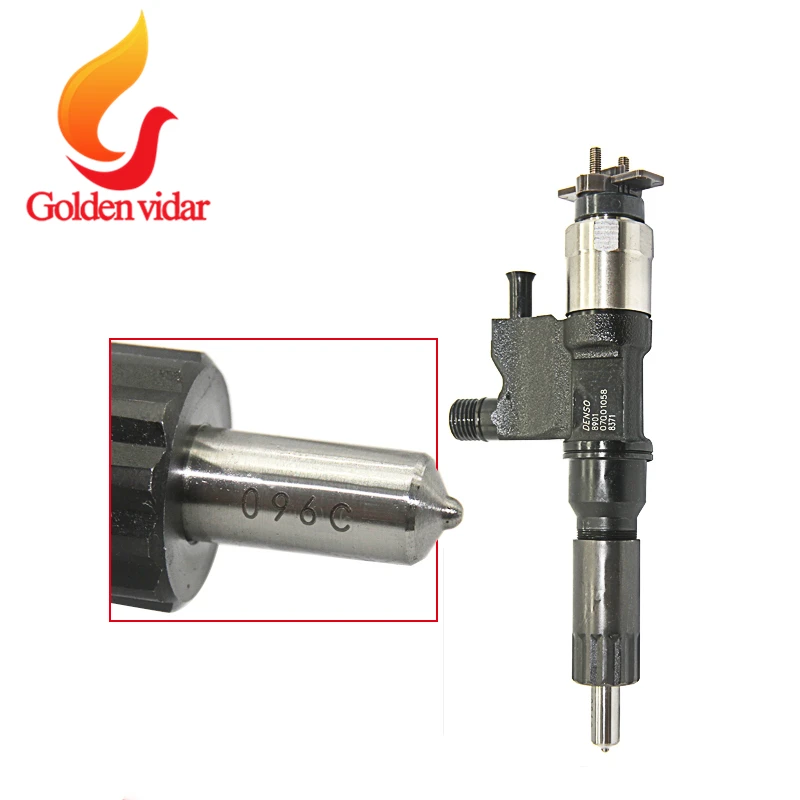 High performance injector 095000-8901, Common rail diesel fuel injector, For DEN, for nozzle DLLA158P1096, for Sumitomo/Hitachi