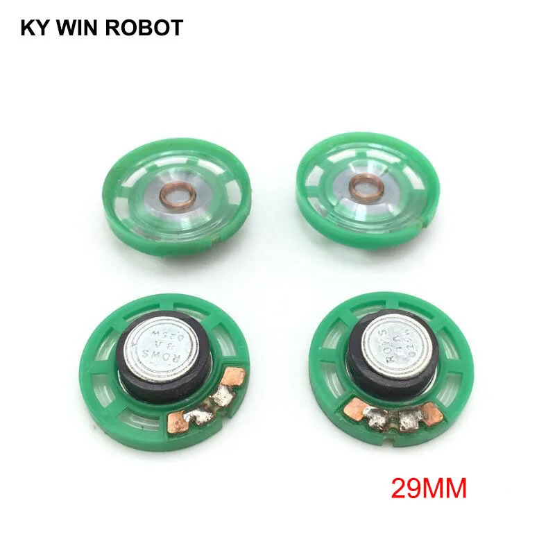 5 sztuk/partia nowy ultracienki głośnik dzwonek do drzwi zabawka-klakson samochodowy 8 omów 0.25 wat 0.25 W 8R średnica głośnika 29 MM 2.9 CM grubość 9 MM
