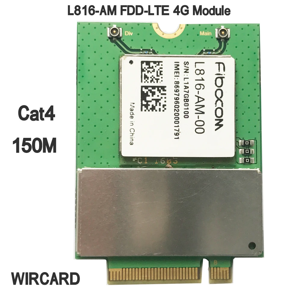 L816-AM LTE 4G Card Cat4 FDD-LTE 4G Module