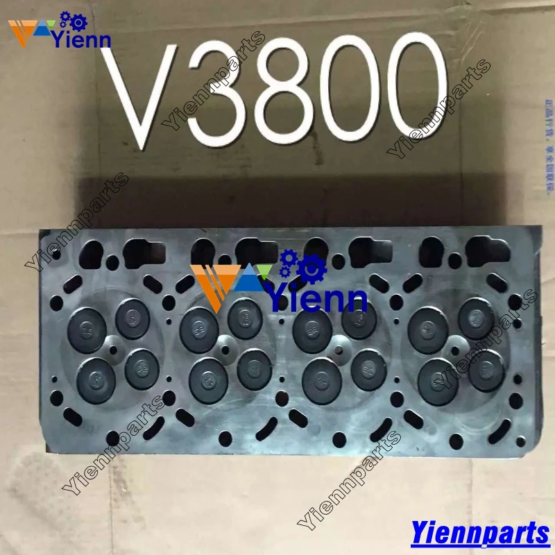 For Kubota V3800 Cylinder head assy 1C020-03022 for BOBCAT Skid steer loader S770 S850 V3800-DI-T-E3 diesel engine repair parts