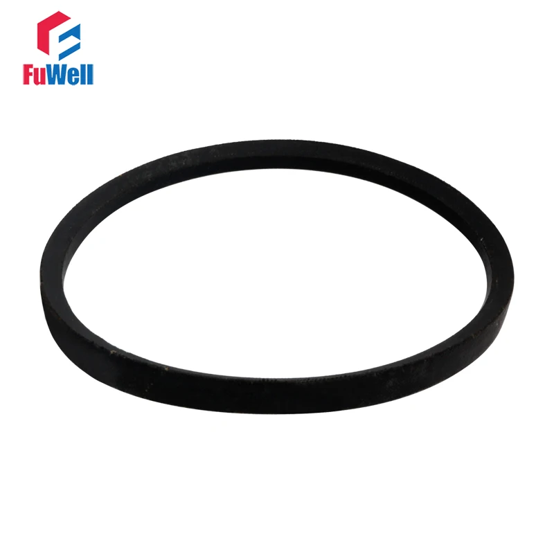 M Type V-Belt Closed-loop Industrial Triangle V Belt  M16/17/18/19/20/21/22/23 Black Rubber Transmission Drive Belt Replacement