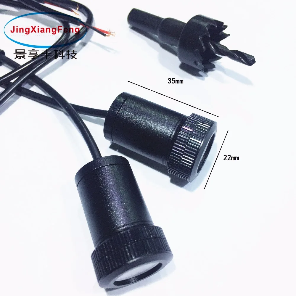 JXF Car Light Signal hd 3D for Wuling Seat VIP UAZ Rover Changan 2pcs Led styling Logo Welcome Door Projector Laser Ghost Shadow