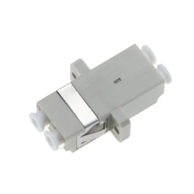 Adaptador óptico dúplex LC SM MM OM3 OM4 APC conector acoplador DX de fibra azul verde gris aqua rosa envío gratis IL 0.2dB 25 uds