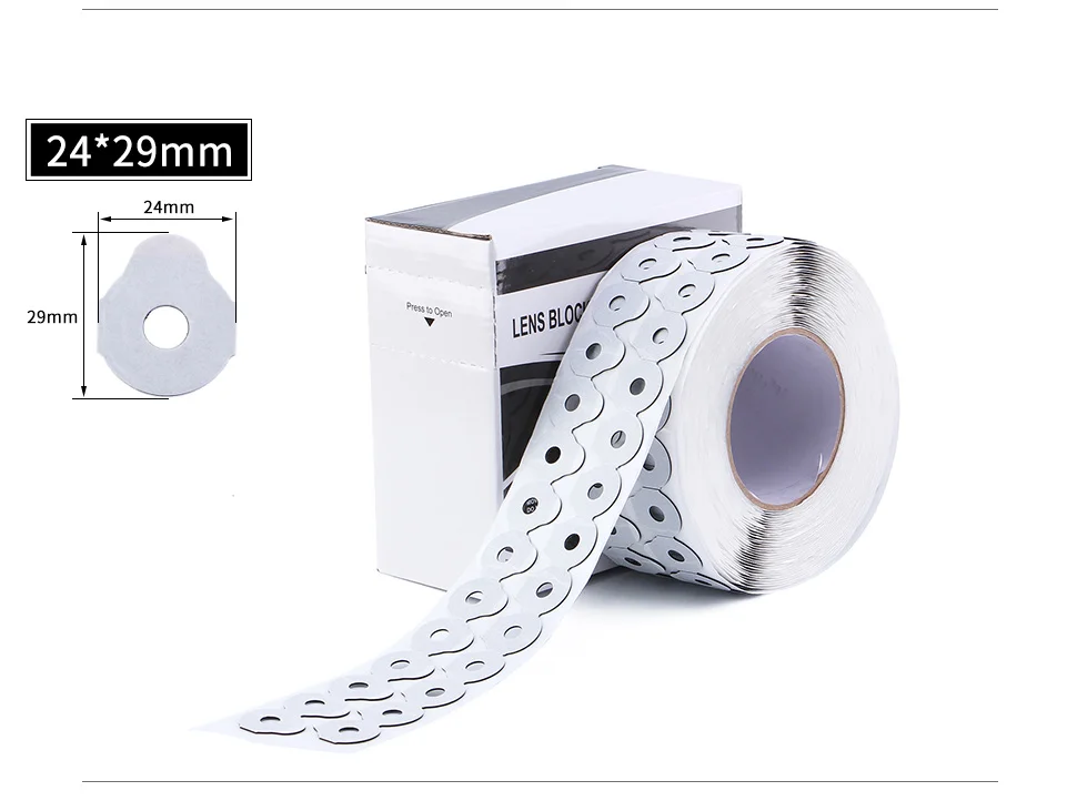 Linsenblockierpads 1000 Stück/Pads Brillen-Klebeband, optisches Klebeband mit hoher Viskosität für die Linsenbearbeitung – Detail 13