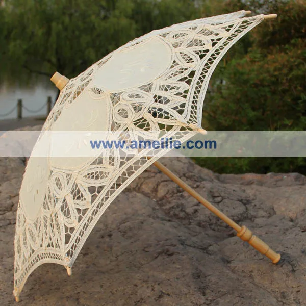 Free Shipping Wedding Party Baby Shower Decoration Small Children Lace Umbrella Parasols