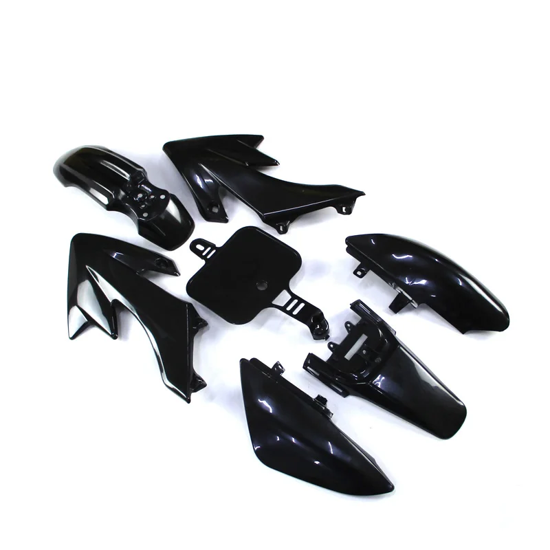 XLJOY Black Fairing Plastic Fender Body Kit For Honda CRF50 XR50 Thumpstar SSR Pit Dirt Bike SDG DHZ GPX 50cc-160cc