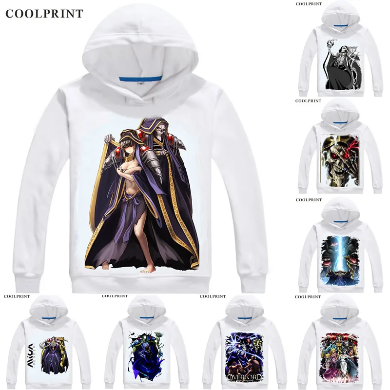 

Overlord Hoodies Anime Hoodie Anime Manga Ainz Ooal Gown Ainzu Uru Goun Momonga Momon Dark Hero Sorcerer King Cosplay Sweatshirt