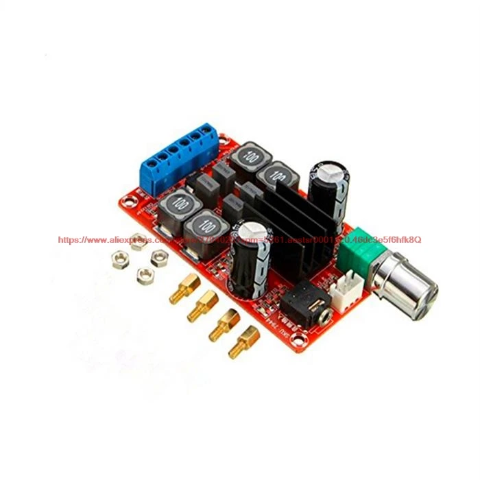 XH-M189 2*50W high-end digital amplifier board DC24V TPA3116D2 dual-channel stereo amplifier board