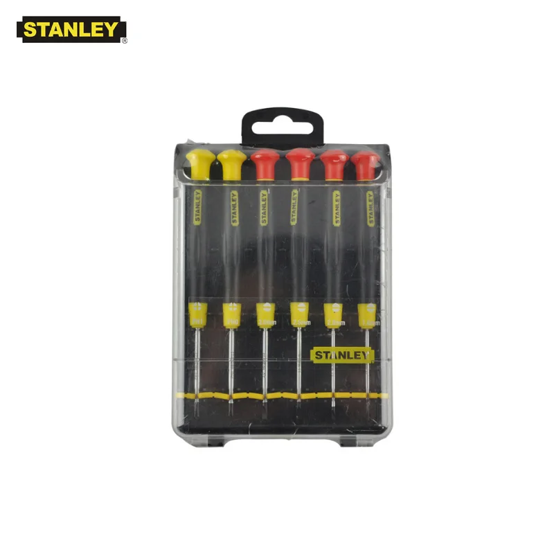 Stanley 6pcs slotted phillips combination mini screwdriver set profession screwdriver kit maintenance tool kits for electronics