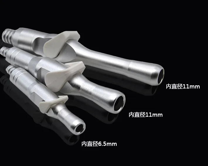 Dental Material Aluminum Strong / Weak Suction Head With Switch Saliva Ejector Suction Valves