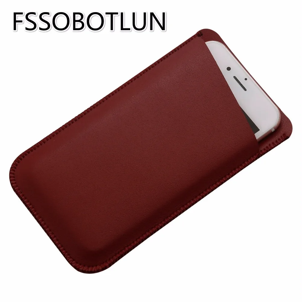 FSSOBOTLUN For Doogee X9 Mini Case Double layer Microfiber Leather Phone sleeve Cover Pouch Pocket with Card Slot