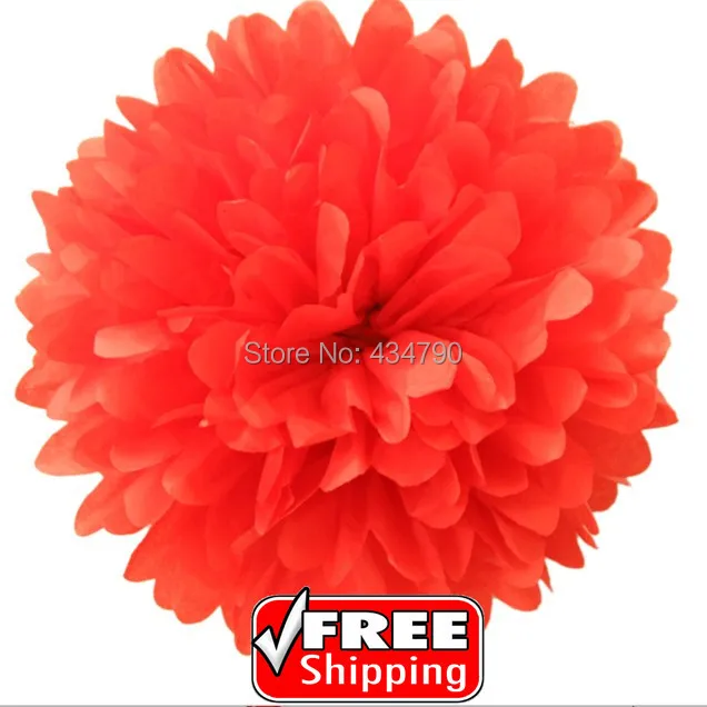 

20pcs 8"(20cm) Red Tissue Pom Poms Christmas,Hanging Party Paper Flowers Balls Bulk Wholesale,Nursery Decor-Choose Your Colors