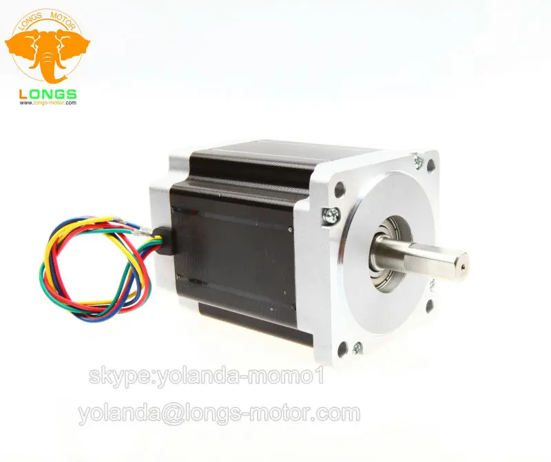 Hot sales 3PCS Nema 34 Stepper Motor 34HS1456 single shaft 1232oz-in 5.6A 118mm CNC Mill Cut Laser Engraving