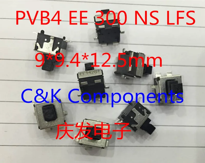 [VK] ORIGINAL PVB4 EE 300 NS LFS 9*9  9*9mmPush Self locking lock button switch