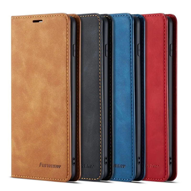 Flip Leather Case for Samsung Galaxy S10 Plus Luxury Wallet Stand Card Slot Holder Magnetic Book Cover for Galaxy S10plus S10E