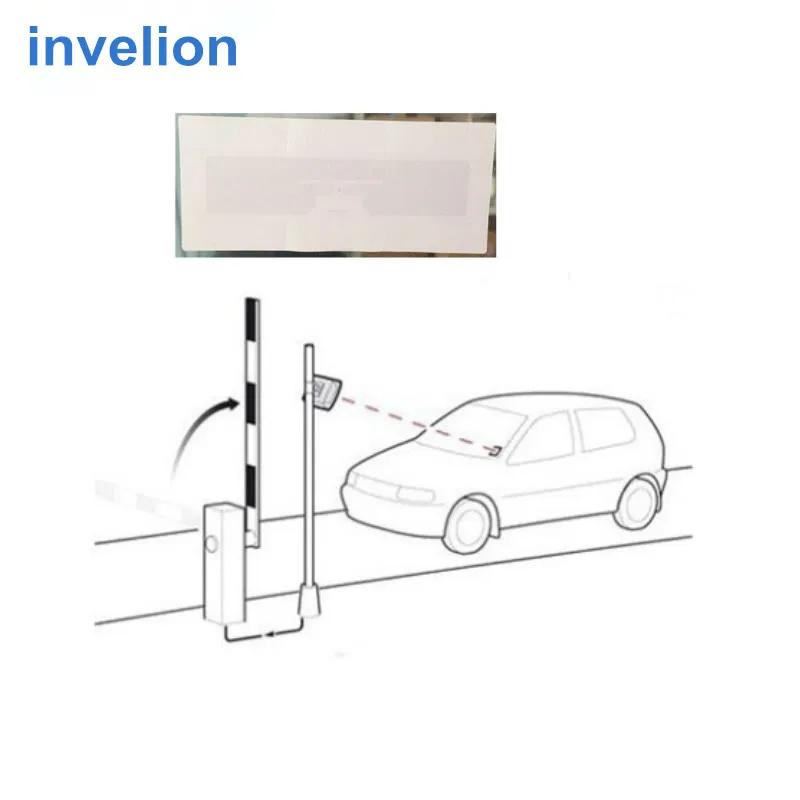 Pare-brise UHF RFID ISO 18000 6C EPC Gen2, étiquette pour la gestion du stationnement de voiture