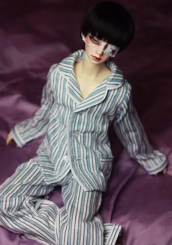 Accept custom NEW Striation Fallow Pajamas Home dress For uncle 1/3 1/4 SD17 BJD MSD SD Doll Clothes