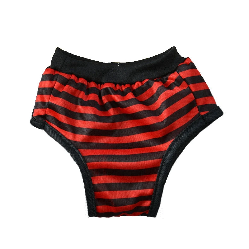 Stripe Physiological Pants Pet Dog Clothes Supplies Feet Shorts Teddy Bear Wholesale Polyester Pet Clothes