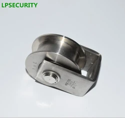 304 stainles steel gate roller /gate slide/gate wheel/gate pulley with H shape groove 2 inch model total height 54mm