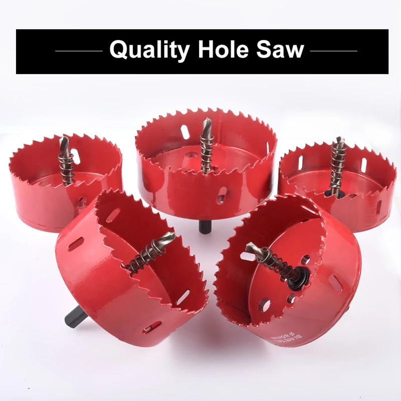 Hohxen 1pcs 75MM M42 Bi-Metal Holesaw Cutter Hole Saw Wood Drill Tooth Kit Core Drill Bit Cutting Kit Opener 80 85 90 95 100 mm