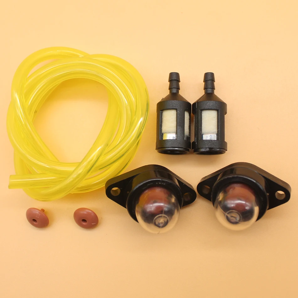 Filter Saluran Bahan Bakar Primer Bulb Tune Up Perawatan Kit Fit Poulan 2055 2075 2150 2155 2175 2250 2350 Gergaji 530071835