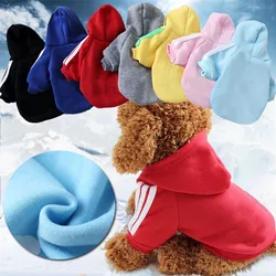 New Autumn Winter Pet Products Dog Clothes Pets Coats Sweater Soft Cotton Dog Hoodies Clothing for Puppy Dogs 7 Colors