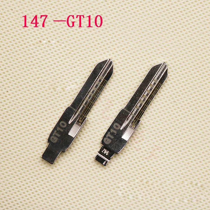 NO.147 GT10 Replacement Key Blade for Fiat Iveco Car Key Blanks with scale mark