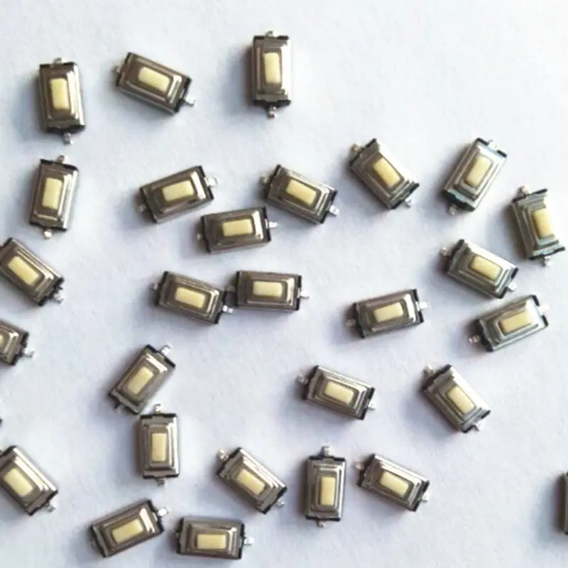 100pcs SMD red Tact Switch Push Button 3*6*2.5 3mm*6mm*2.5mm Through Hole SPST-NO