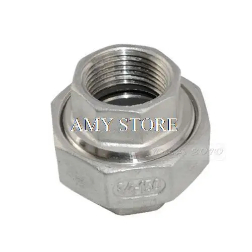3/4 "Dễ Uốn Thẳng Liên Coulping Ống Thép Không Gỉ SS304 F/F BSP Dây Chuyền