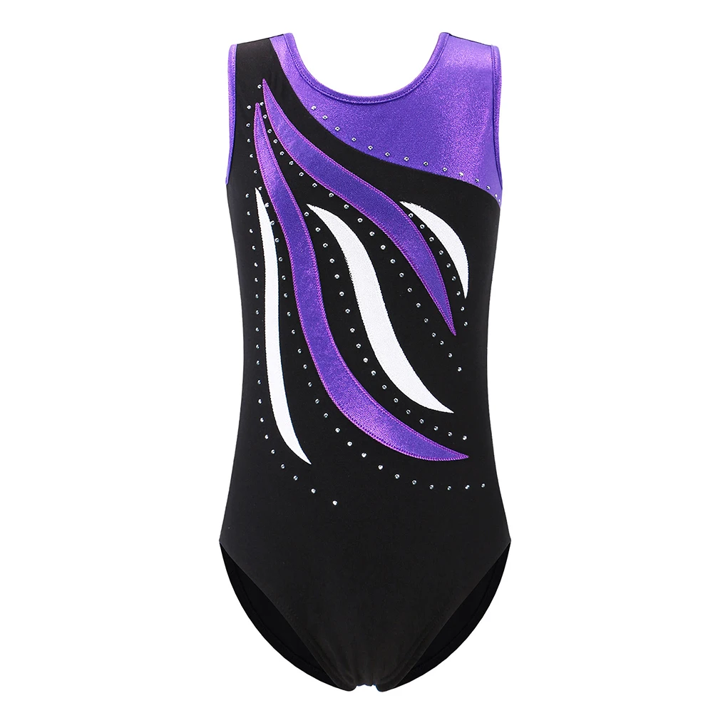 

BAOHULU Sleeveless Tank Leotards Gymnastic Leotards Girls Ballet Costume for Kids Teens&Toddler 3-12Y Dancing Training Biketard