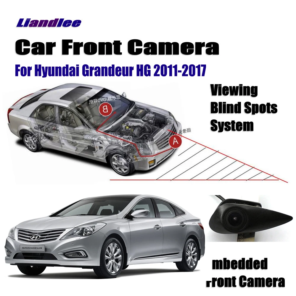 

Car Front LOGO Grill Camera For Hyundai Grandeur HG 2011 2012 2013 2014 2015 2016 2017 Not Reverse Rearview Parking CAM