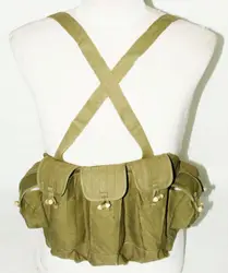 Original Vietnam War Chinese Type 56 AK Chest Rig Ammo Pouch- CN004