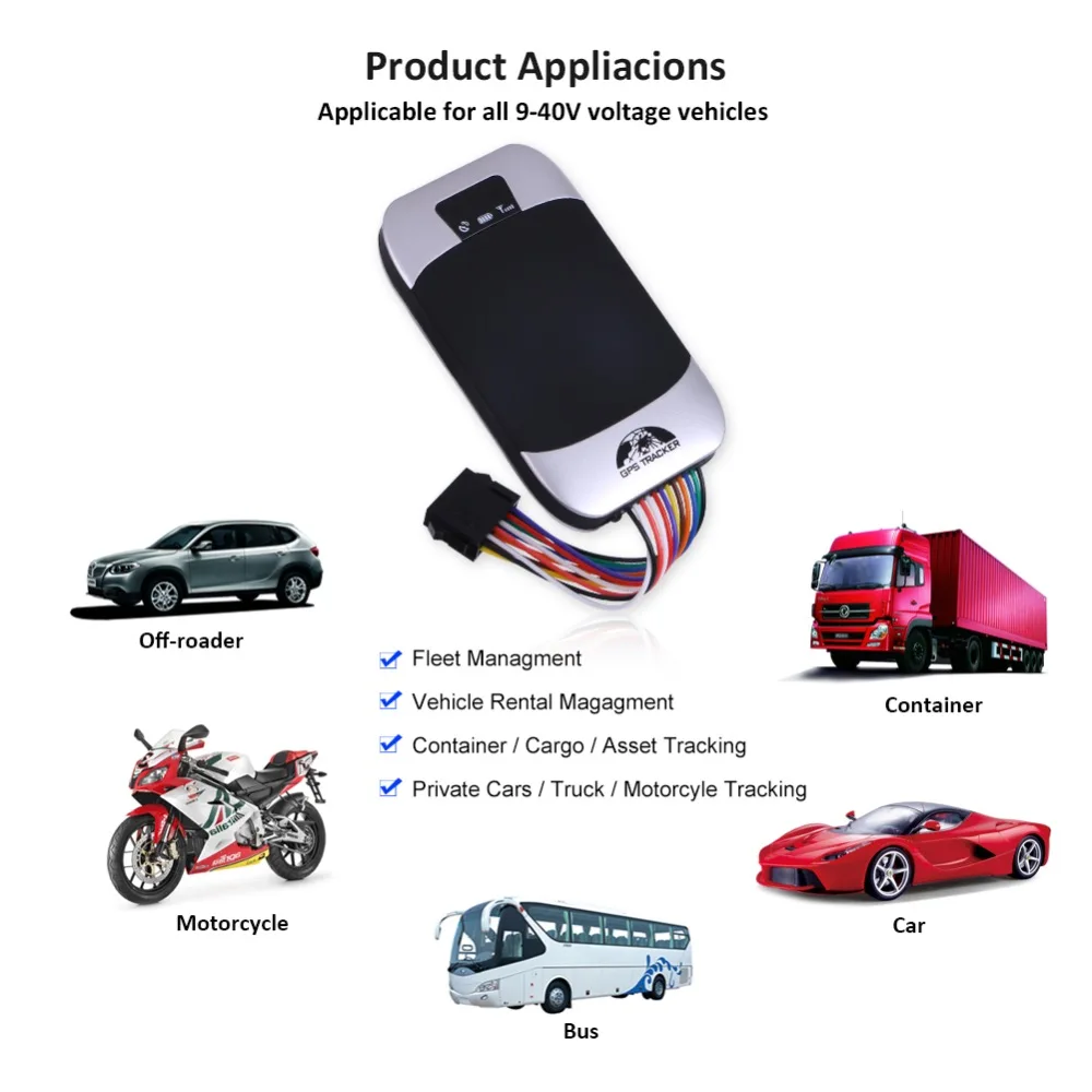 Car GPS Tracker Vehicle Tracker GPS Locator Coban TK303F Waterproof Cut Off Oil Fuel Detect Realtime Tracking Device Shock Alarm