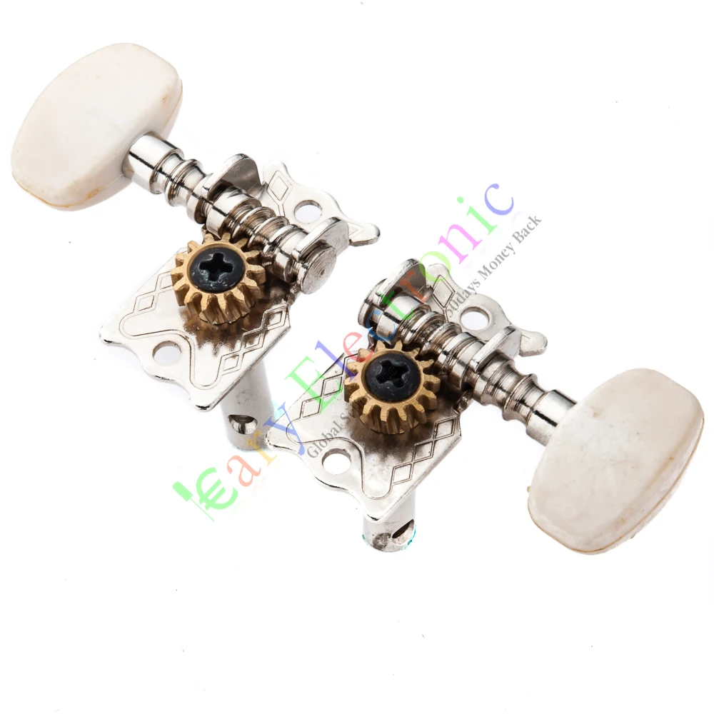 Wholesale and retail 1set Open Wood ballad guitar string twisting knob chord Single hole steel parts free shipping