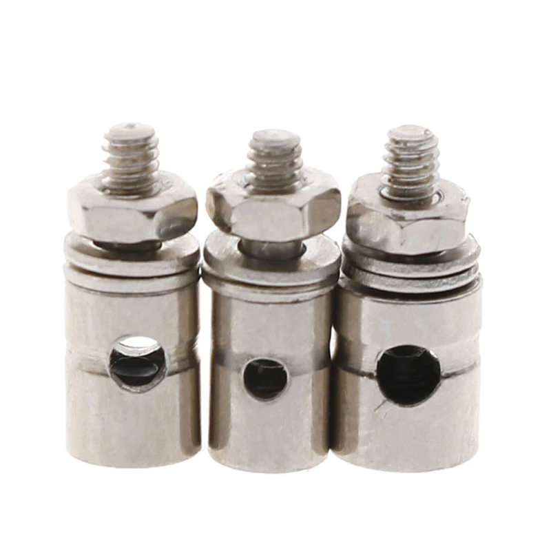 10Pcs 2.1mm/1.8mm/1.5mm/1.1mm Adjustable RC Diameter Helicopter Rc Boat Airplane Boat Pushrod Linkage Stopper Servo Connectors