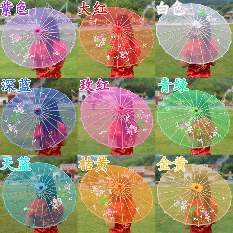 New Arrival fully hand-made Belly Dancing Umbrella nice transparent Craft Umbrella for Stage Performance kids/adult size