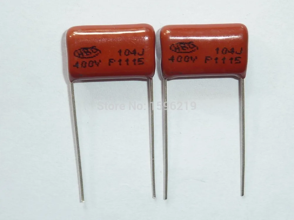 

100pcs CBB capacitor 104 400V 104J 0.1uF 100nF P15 CBB21 Metallized Polypropylene Film Capacitor