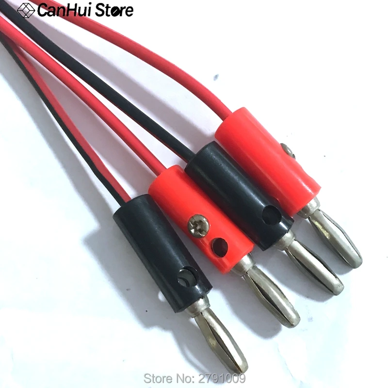 1m 4mm Double Head Banana Plug Test Leads 100cm Stackable banana plug Testing Cable High Voltage Test Leads Power test line