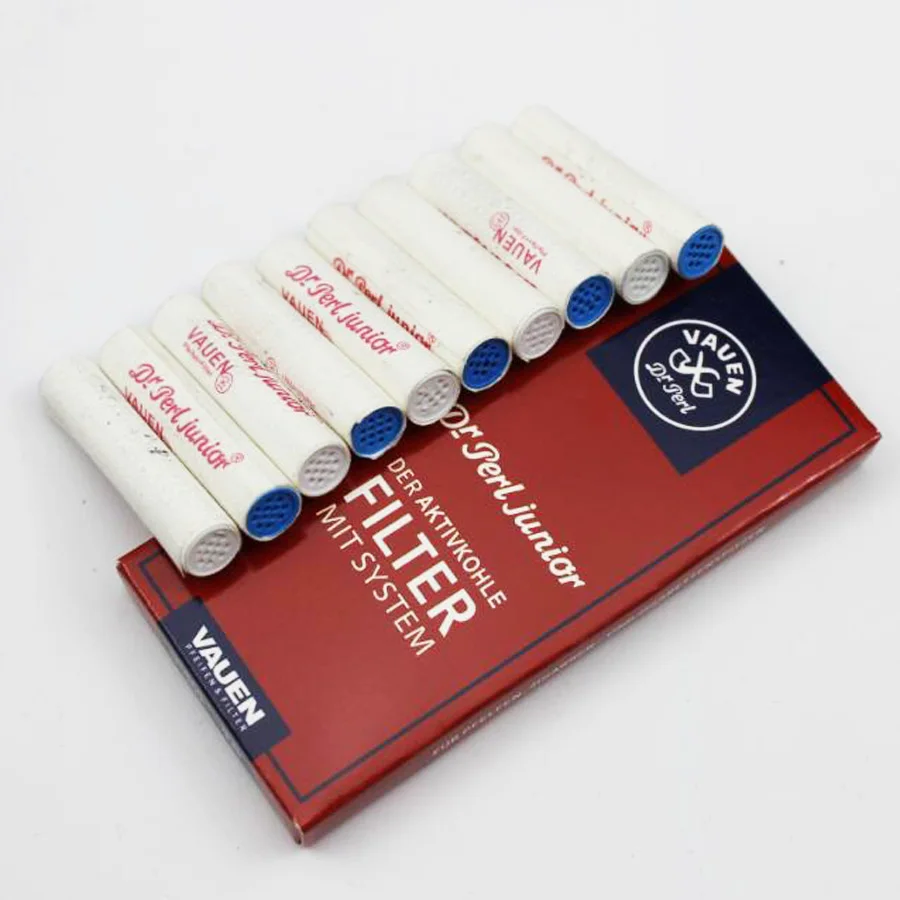 Groothandel Aaa + 50 Pcs / 5 Doos Vauen 9Mm Pijp Roken Filters Beste Wegwerp Activated Carbon Filter Roken gereedschap Accessoires