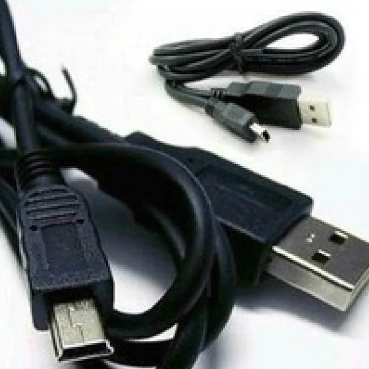 80cm 0.8M USB 5 Pin cable USB and charger cable V3 port USB 2.0 smart cable for mp3 mp4 CAMERA cell phone/HDD