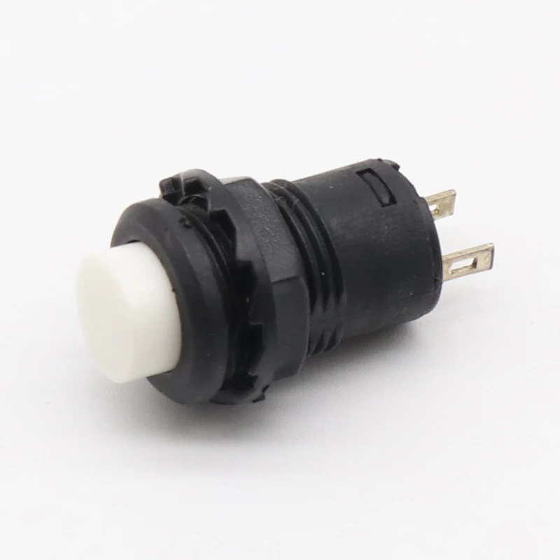 30pcs 12mm Lock Latching OFF- ON Push Button Switch maintained fixed pushbutton switches