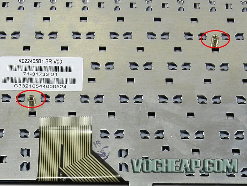 لوحة مفاتيح لابتوب نوت بوك جديدة SEMP لتوشيبا STI IS1421 هي-، هو من من من من من من نوع brail BR ، إصدار Brazil BR ، K022405B1 BR V00 #4