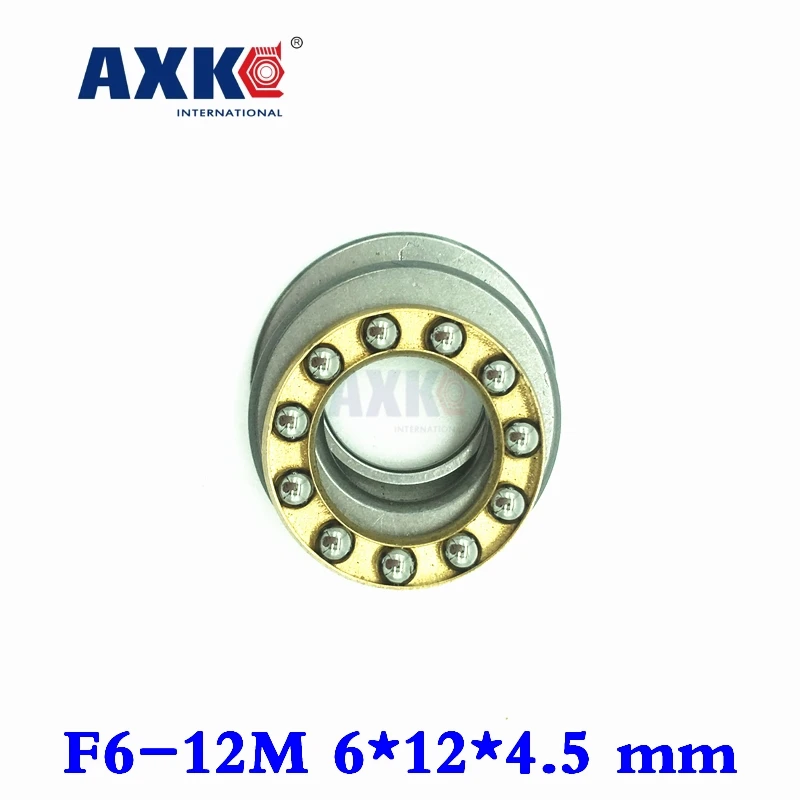 2023 Gelimiteerde Stalen Rodamientos Rolamentos 10 Stks/partij Axel F6-12m 6Mm X 12Mm 4.5 Mm 6X12X4.5 Mm Axiaal Kogelstuwlager Gloednieuw