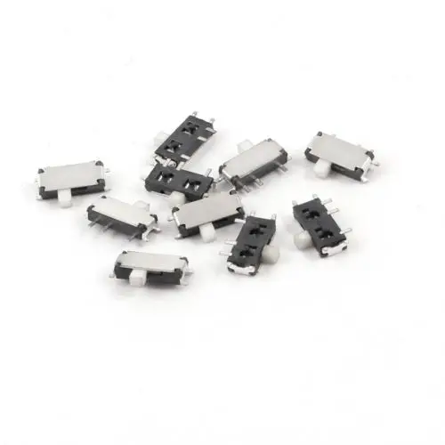 10PCS สไลด์ปิด/On แผง PCB MINI SMD สวิทช์,SPM