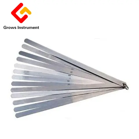 고강도 메트릭 롱 필러 게이지 측정 도구, 0.02 ~ 1mm 17 개 블레이드 30cm 두께 간격 메트릭 필러