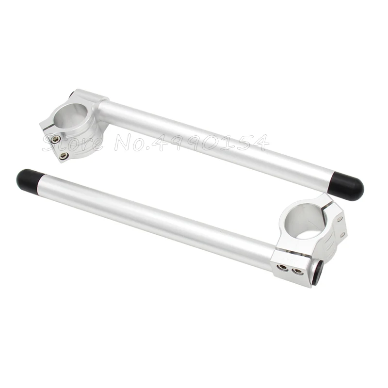 Universal Racing Adjustable CNC 31 32 33 35 36 37 39 41 43 50 51 MM Clip On Ons Fork Handlebars Handle Bar Cafe Racer Motorcycle