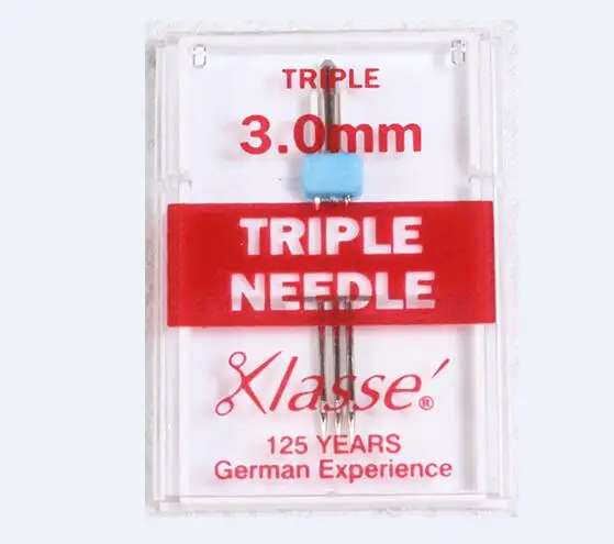 KLASSE TRIPLE 3MM TRIPLE NEEDLE Household sewing machine with three-pin (1 / box) Suitable for janome