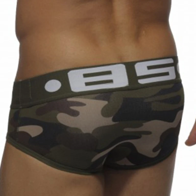 Brand Sexy underwear men Camouflage printed Cotton briefs men panties calzoncillos hombre slip Gay underwear Penis